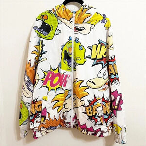 Members Only X Nickelodeon 90s throw back Windbreaker Size XL